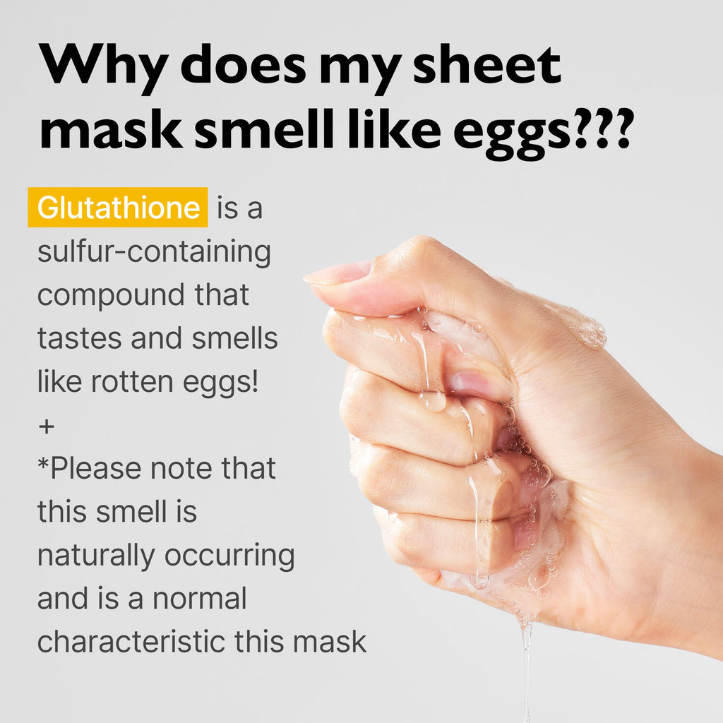 does glutathione smell Glutathione Brightening Ampoule Mask – Ocore Aesthetic Clinic does glutathione smell Glutathione Brightening Ampoule Mask – Ocore Aesthetic Clinic